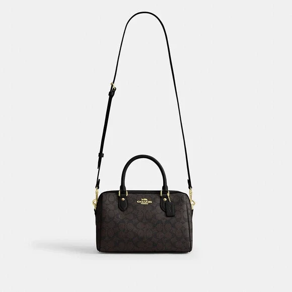 Coach Outlet Rowan Satchel Bag In Signature Canvas - Picture 3 of 3